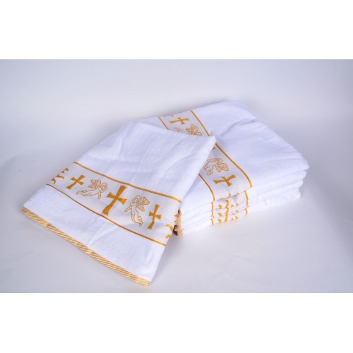 Полотенце Гульджан "Крещение" 70*140 1шт.махра Н1088