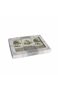 Набор полотенец кухонный Karven "АССОРТИ" вафля 35*45 3 шт. НМ 752 v15