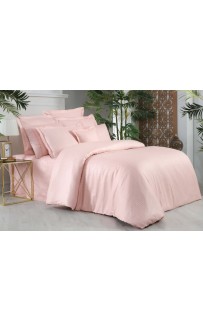 Постельное белье "Sarev" Sport&Chic сатин семейный JACQUARD STRIPE v5/Pembe