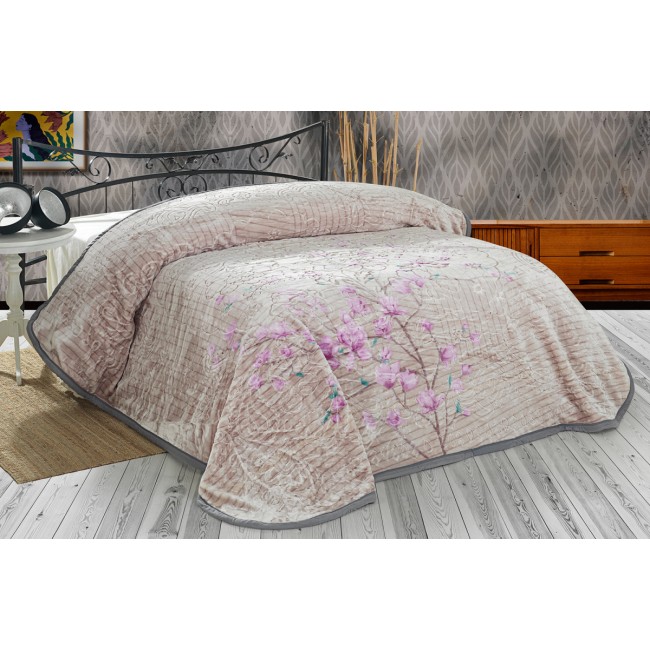 Покрывало EVLEN SUPER SOFT (двухстороннее,2слойное) п/э 220*240 евро Y 940 v8 (D-012) (Акция)