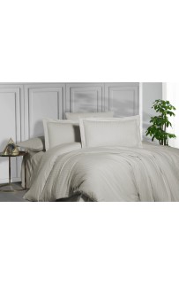 Постельное белье "Карвен" Stripe Satin семейное N 164-SS 005 песочный