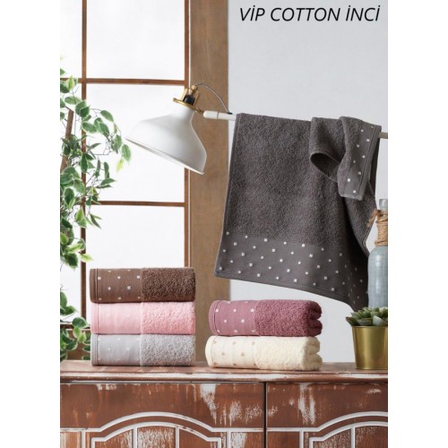 Полотенце Карвен Vip Cotton "INCI" 80*150 6шт.махра H 3284