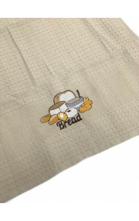 Набор полотенец кухонный NATURAL COTTON "Мельница" вафля 40*60-3 шт. НМ 577 V-10 бежевый