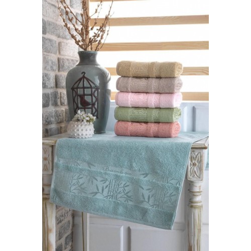 Полотенце Kарвен Bamboo "ZUMRUT 2" 70*140 6шт бамбук H 4108