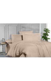 Постельное белье "Карвен" Stripe Satin евро N 163-SS 007 k.bej/темно-бежевый (Акция) Постельное белье "Карвен" Stripe Satin евро N 163-SS 007 k.bej/темно-бежевый (Акция)