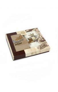 Набор полотенец кухонный "ХЛЕБ" вафля 40*60-2шт. НМ515-V7 крем/песочный