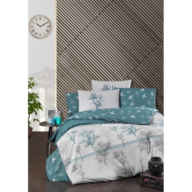 Постельное белье "Карвен "ранфорс" евро (Tree)
