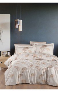 Постельное белье "Карвен" сатин семейный Sofira Beige