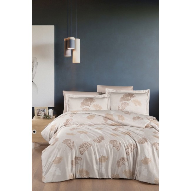 Постельное белье "Карвен" сатин семейный Sofira Beige