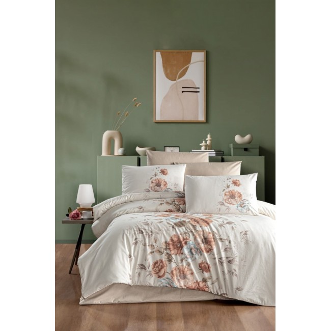 Постельное белье "Карвен" ранфорс 1,5 спальн. Benedic Cappuccino