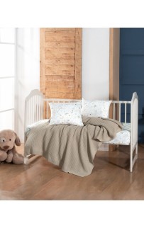 Комплект Карвен детский с пледом сатин D 038 Stellar Beige