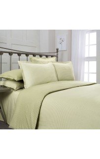 Постельное белье "Sarev"сатин евро N180 FANCY STRIPE v8/koyu bej