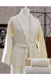 Халат Минтекс Карвен "СRM" c полотенцами 50*90/70*140 махра В 326 (АКЦИЯ)