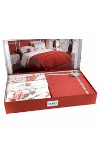 Комплект Sarev "EVA LINDA"(покрывало +постельное белье ) евро PT331 (V-2)