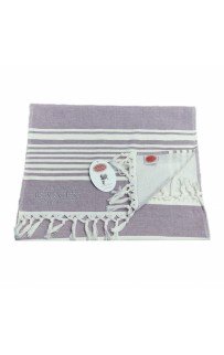 Набор полотенец кухонный Карвен 50*70 4шт.с бахрамой пештемаль махра HM 780 v2 лиловый