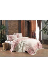 Комплект SAREV (покрывало+наволочка) MATHIS евро.PEMBE/V1