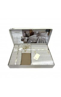 Летний комплект Karven "MARIBEL" (покрывало пике +постельное белье) евро РТ353 Bej