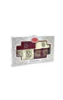 Полотенце в коробке Карвен " Seritli" махра 30*50(2)/ 50*90(2)/70*140(2) HS 1570