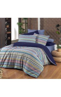 Постельное белье SAREV Фланель семейный N296 DIMITRO MAVI/V2