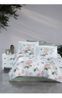 Постельное белье "Карвен" сатин 1,5 спальн. Alice Green