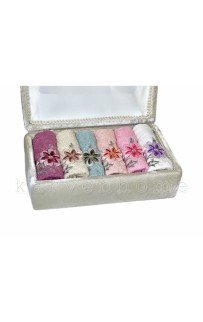 Набор полотенец кухонный Rebeka махра 30*50 6шт.сундук НМ 717 v8 Набор полотенец кухонный Rebeka махра 30*50 6шт.сундук НМ 717 v8