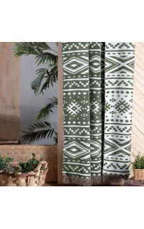 Плед Sarev хлопок евро Р 918 ETNO V3/YESIL