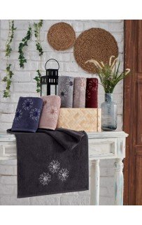 Набор полотенец Карвен " KARDELEN" махра 50*90/70*140/30*50 HS 1677v3 gri/серый(акция)