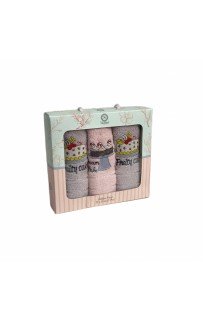 Набор полотенец кухонный NILTEKS "АССОРТИ" махра 30*50 3 шт.НМ 744 v16