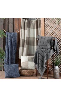 Плед вязанный Sarev Р 974 MONETA GRI/V1