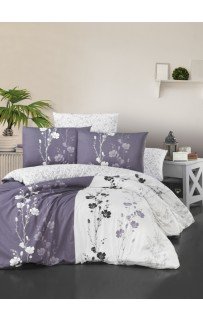 Постельное белье "Карвен" ранфорс семейный (Camelia Lilac)