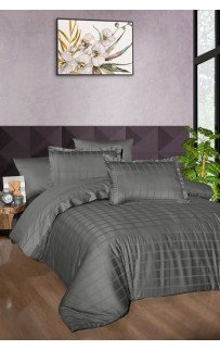 Постельное белье "Карвен" сатин евро Royce Storm