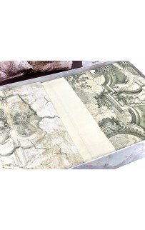 N046 Постельное белье Zebra 3Dсатин евро ( Linda ) (АКЦИЯ)