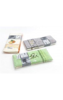 Полотенце кухонное Карвен GURSAN махра с выш.(уп пвх) 40*60 2 шт. НМ 547