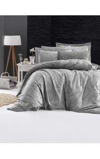 Постельное белье "Карвен" дэлюкс сатин 1,5 спальн. Rovena Grey