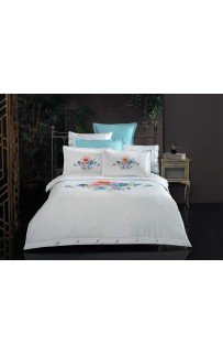 Постельное белье "Sarev"сатин евро MIMOZA v1