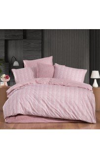 Постельное белье "Sarev Bazaar" ранфорс евро N377 BIANA v3/Bordo