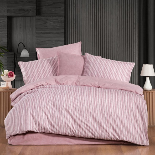 Постельное белье "Sarev Bazaar" ранфорс евро N377 BIANA v3/Bordo