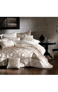 Постельное белье Zebra casa "MADISON" сатин с кружевом евро