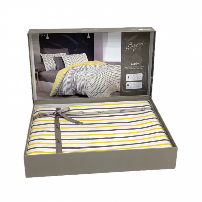 Постельное белье "Sarev Bazaar"ранфорс 1,5 спальн."OLIVER" v1 (Акция)