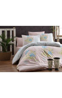 Постельное белье "Карвен" ранфорс евро (Ortanca) Постельное белье "Карвен" ранфорс евро (Ortanca)