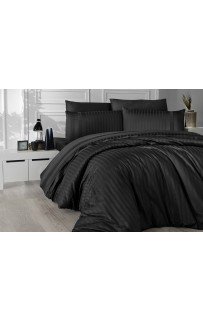 Постельное белье (Сатин де люкс) DARK евро (New Trend Black)