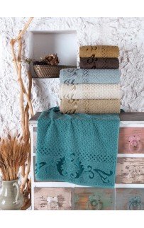 Полотенце Карвен "EYSAN" 50*90 6 шт. махра Н 5091