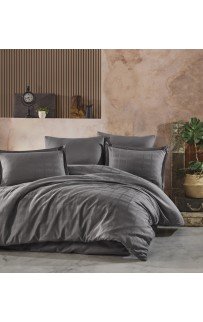 Постельное белье "Карвен" сатин евро Marsela v-3 Grey