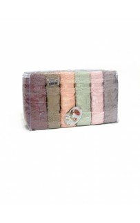 Полотенце Карвен Vip Cotton "YESIM" 80*150 1шт.махра Н 3216