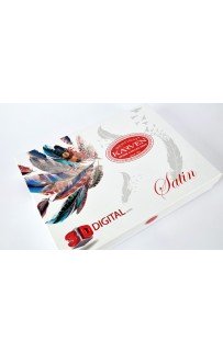 Постельное белье "Карвен" (сатин 3D) евро ( Blanch )