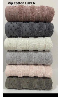 Полотенце Карвен Vip Cotton "Lupen" 90*150 1шт.махра Н 3201