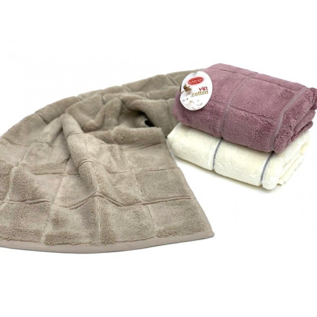 Набор полотенец Карвен Micro Cotton Premium "KARE-1" 90*150 3шт. махра НS 971