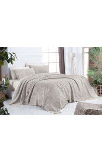 Комплект SAREV ZARIAH (покрывало + 2наволочки) евро 3 предмета Y 877 v1bej/бежевый