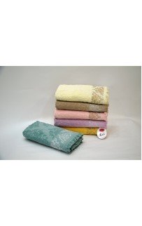 Полотенце Карвен "SACAKLI NAZLI" 70*140 1 шт.махра Н 1683 (Акция)