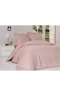 Постельное белье "Карвен" (жаккард) 1,5 спальн (Coffee)